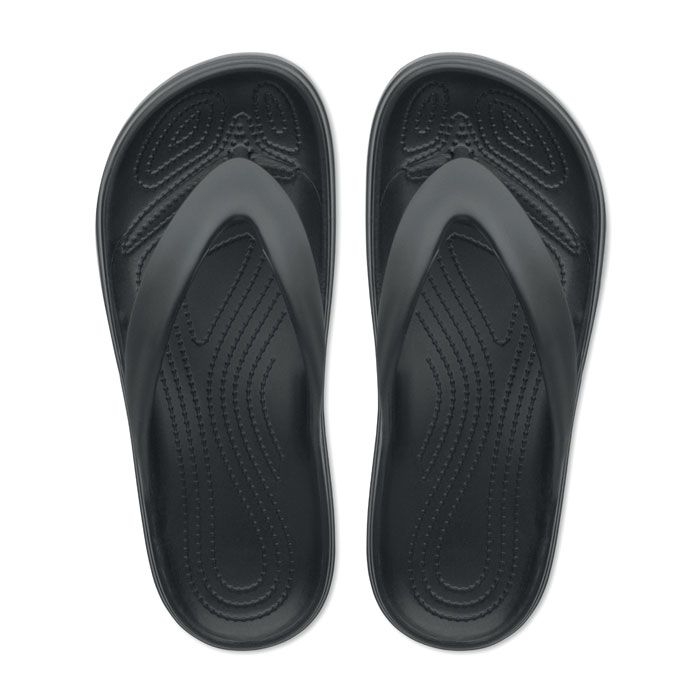 MO2894-03Evaslip Zehensandalen Groesse 40_41_ schwarz