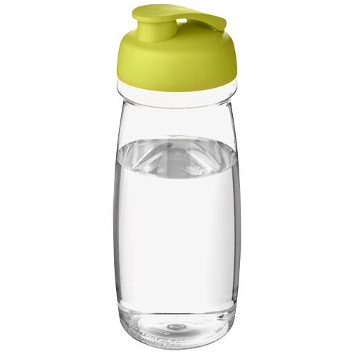 PF210054-20H2O Active® Pulse 600 ml Sportflasche mit Klappdeckel_ transparent_limone
