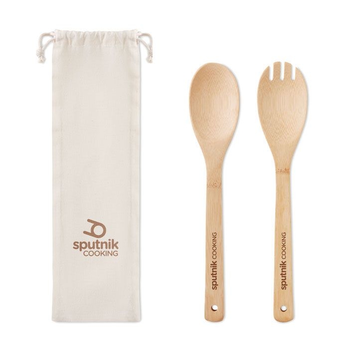 MO9903-13Mayen Set Salatbesteck Bambus_ beige