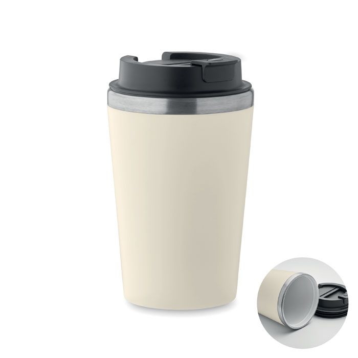 MO2572-13Blerm Doppelwandiger Becher 350 ml_ beige