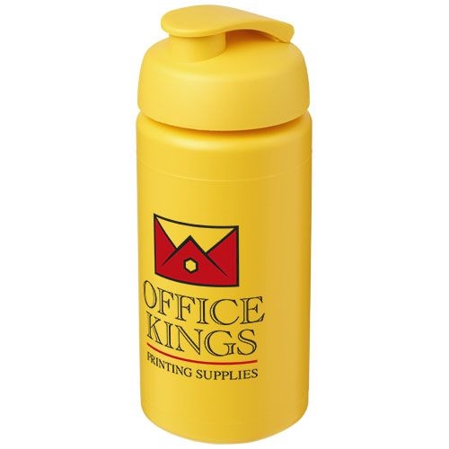 PF210072-22Baseline® Plus grip 500 ml Sportflasche mit Klappdeckel_ gelb