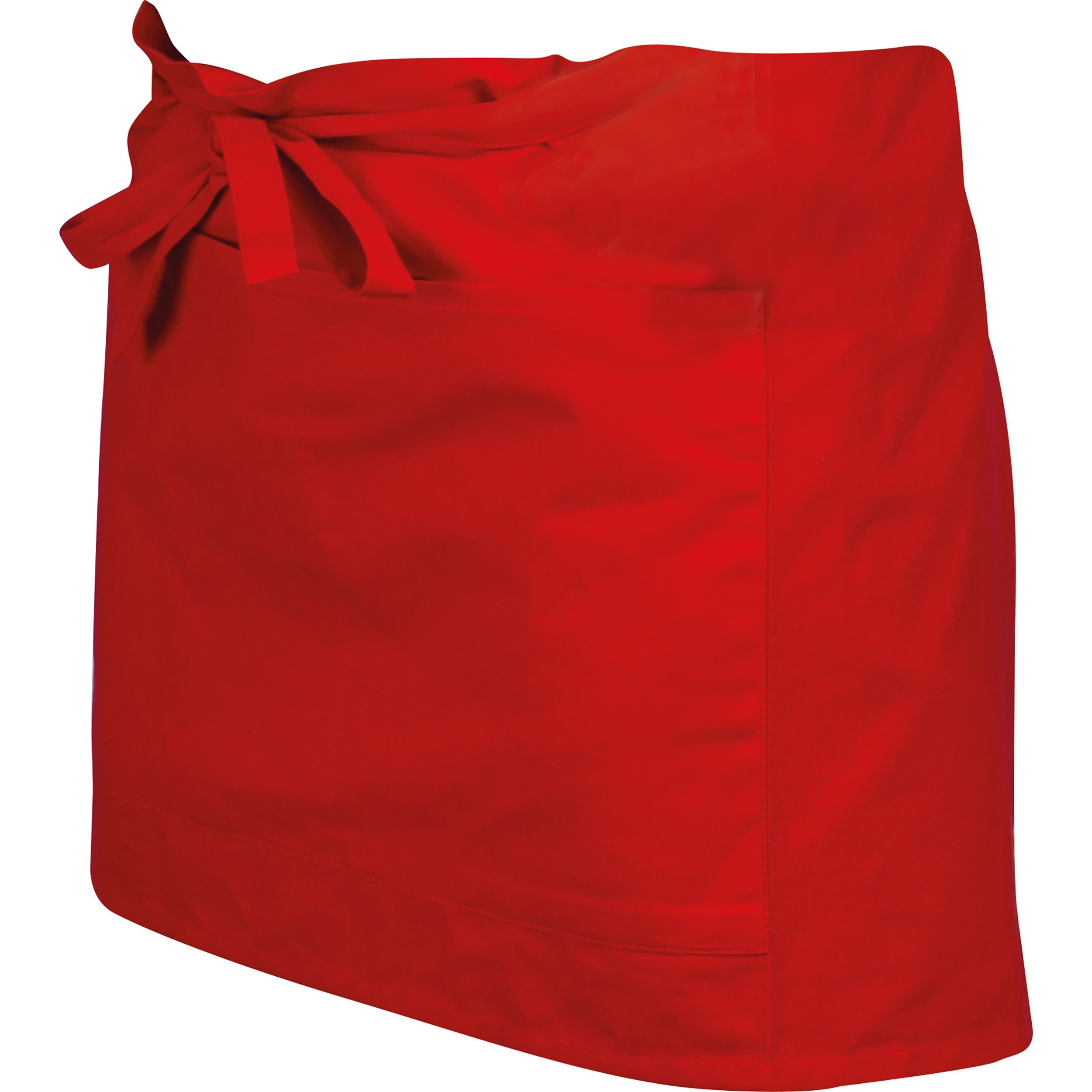 MA61381-05Servierschuerze aus Baumwolle RUPERT_ rot