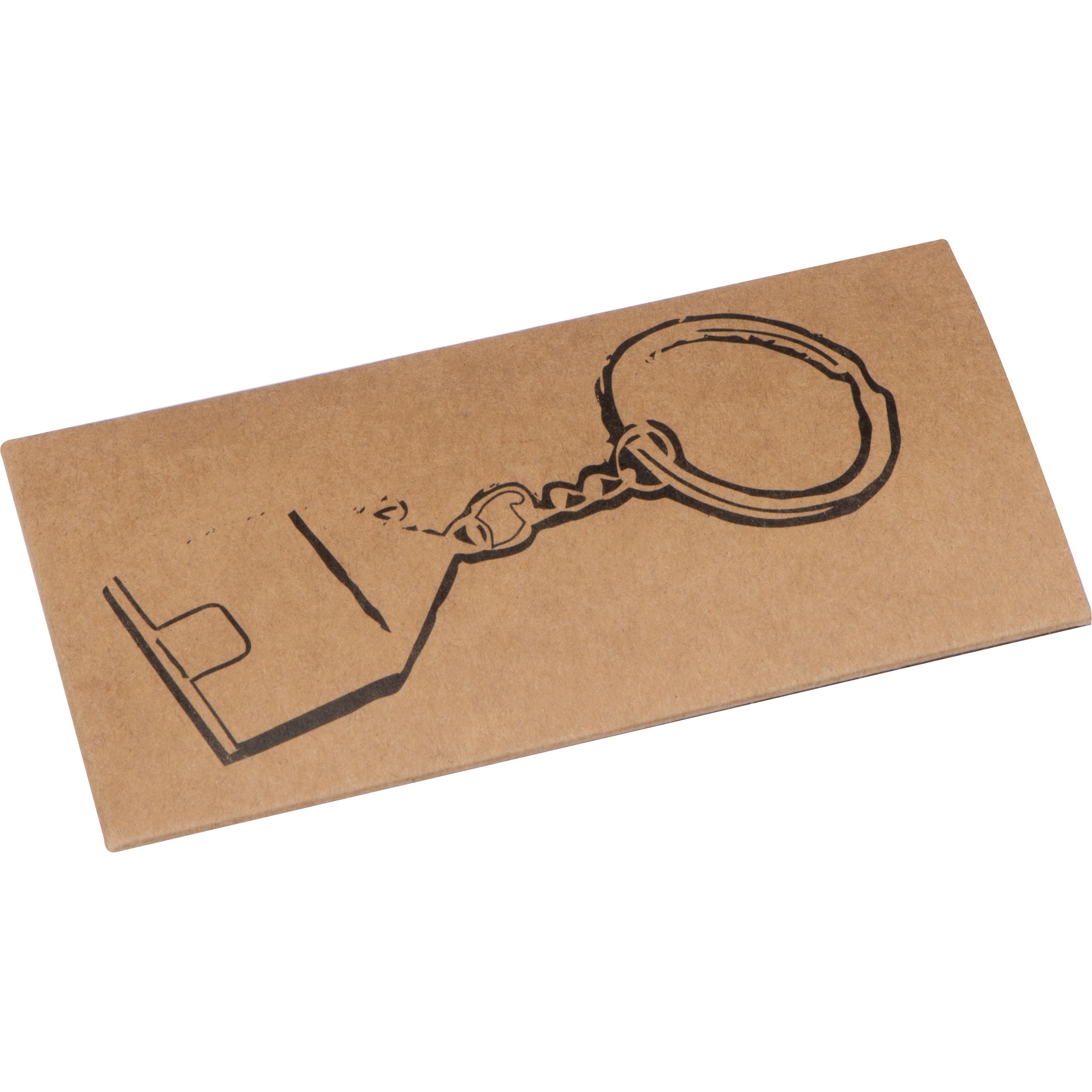 MA97654-07Metall Schluesselanhaenger in Hausform GILBERT_ silbergrau