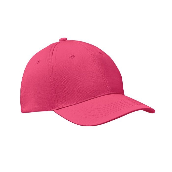 MO8834-38Basie Apollo Baseball cap 6 panels 160g_m²_ fuchsia