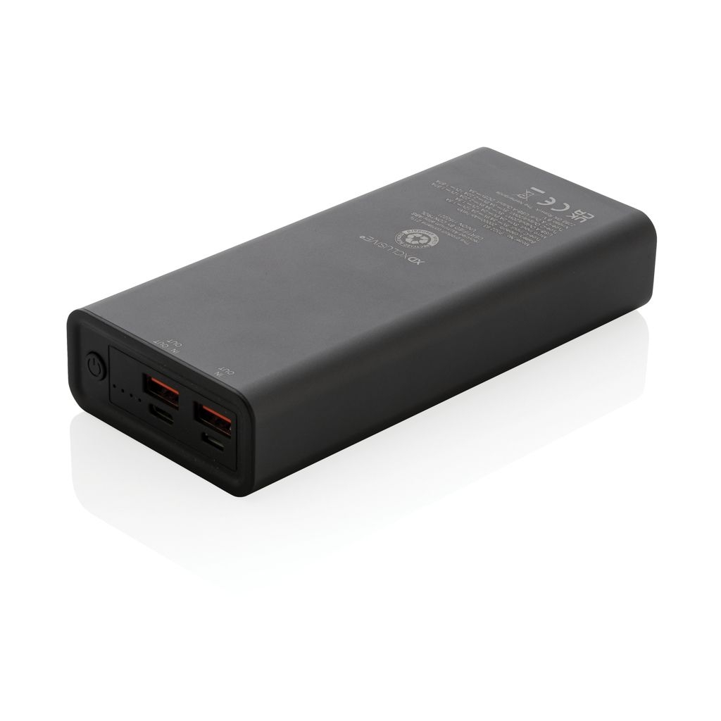 XDP322_63-2Terra 20.000mAh 20W Powerbank aus RCS recyceltem Aluminium_ grau