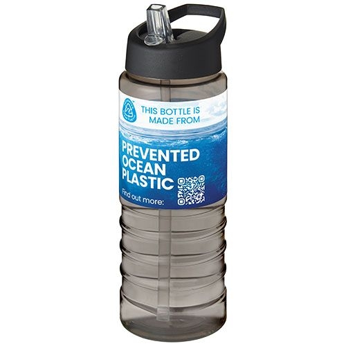 PF210482-1H2O Active® Eco Treble 750 ml Sportflasche mit Stuelpdeckel _ kohle_schwarz
