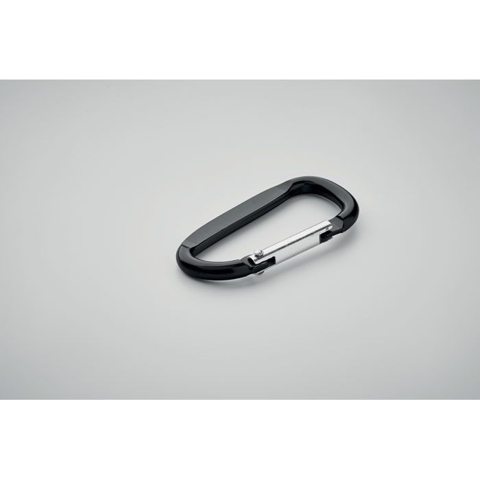 MO2259-03Gancho Karabinerhaken Aluminium_ schwarz