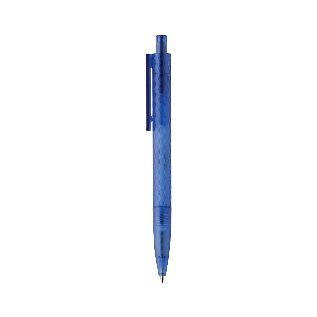 XDP611.33-05X3 Frosted-Pen aus GRS recyceltem PC_ blau