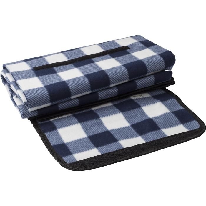 GI976591-29rPET faltbare Polarfleece-Decke Vesper_ hellgruen