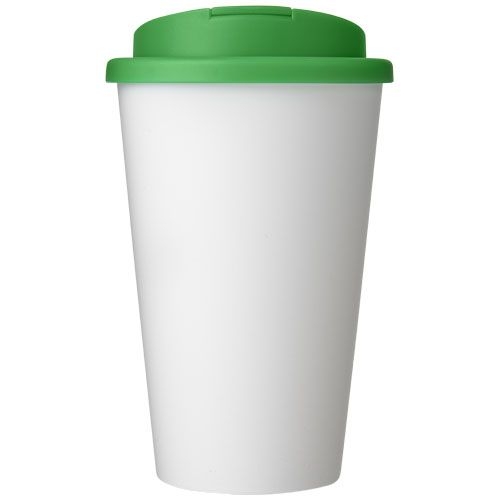 PF210695-7Americano® 350 ml Isolierbecher mit auslaufsicherem Schraubverschluss_ weiss_gruen