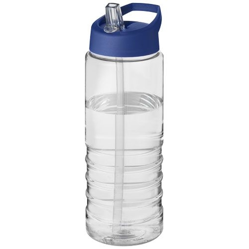 PF210877-6H2O Active® Treble 750 ml Sportflasche mit Ausgussdeckel_ transparent_blau