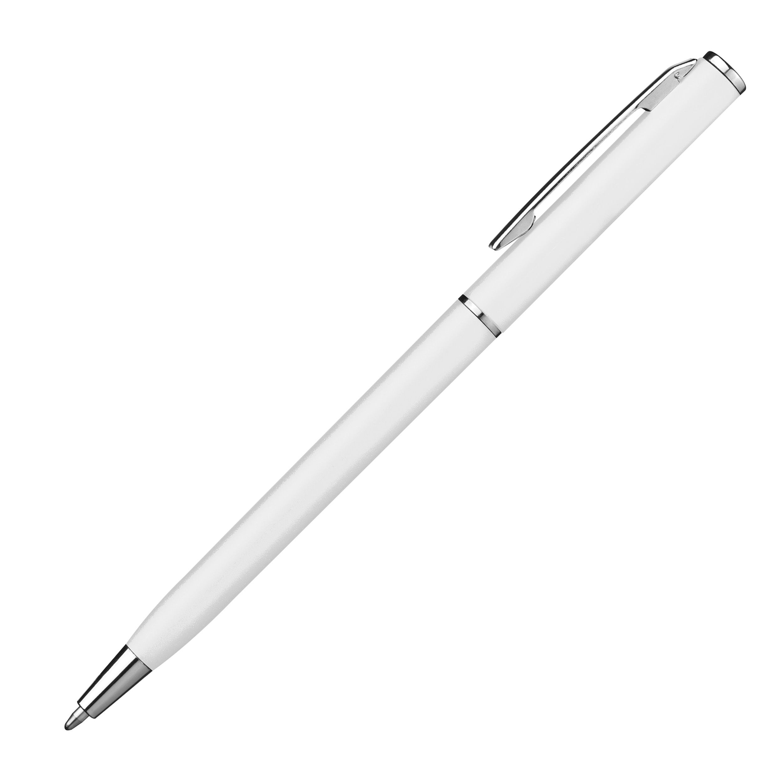 MA13405-06Kugelschreiber in schlanker Form OTTILIE_ weiss