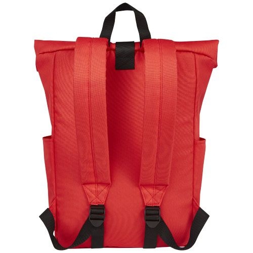 PF120659-1Byron 15_6_ GRS RPET Roll-Top Rucksack 18 L_ rot