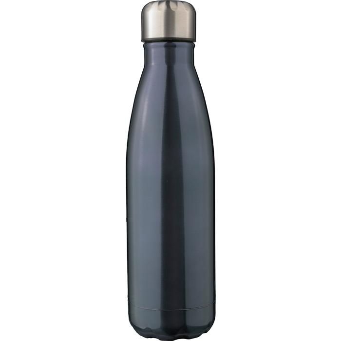 GI1171300-411Recyceltem doppelwandige Trinkflasche aus Edelstahl Lombok_ gun metal