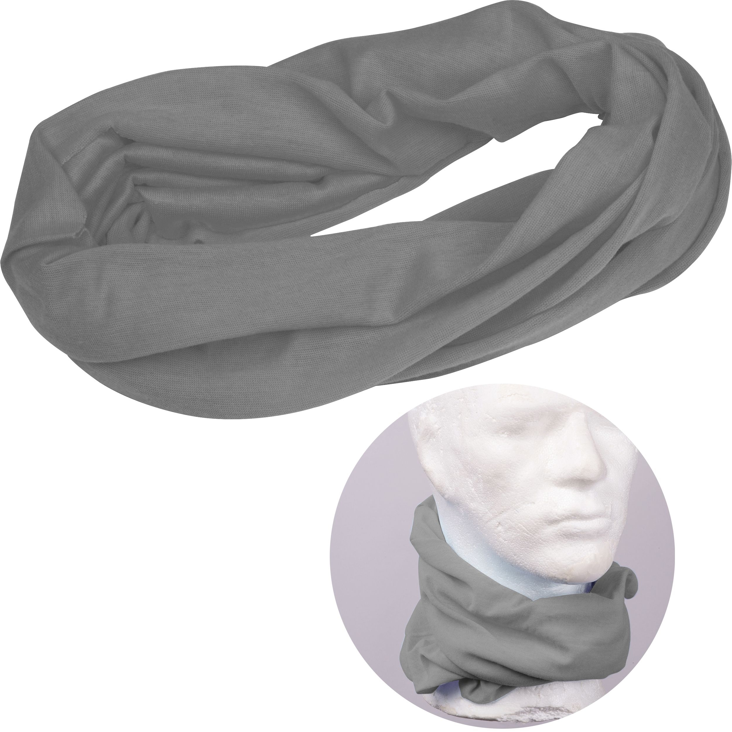 MA94939-07Bandana Loop Schal  ARTUR_ silbergrau