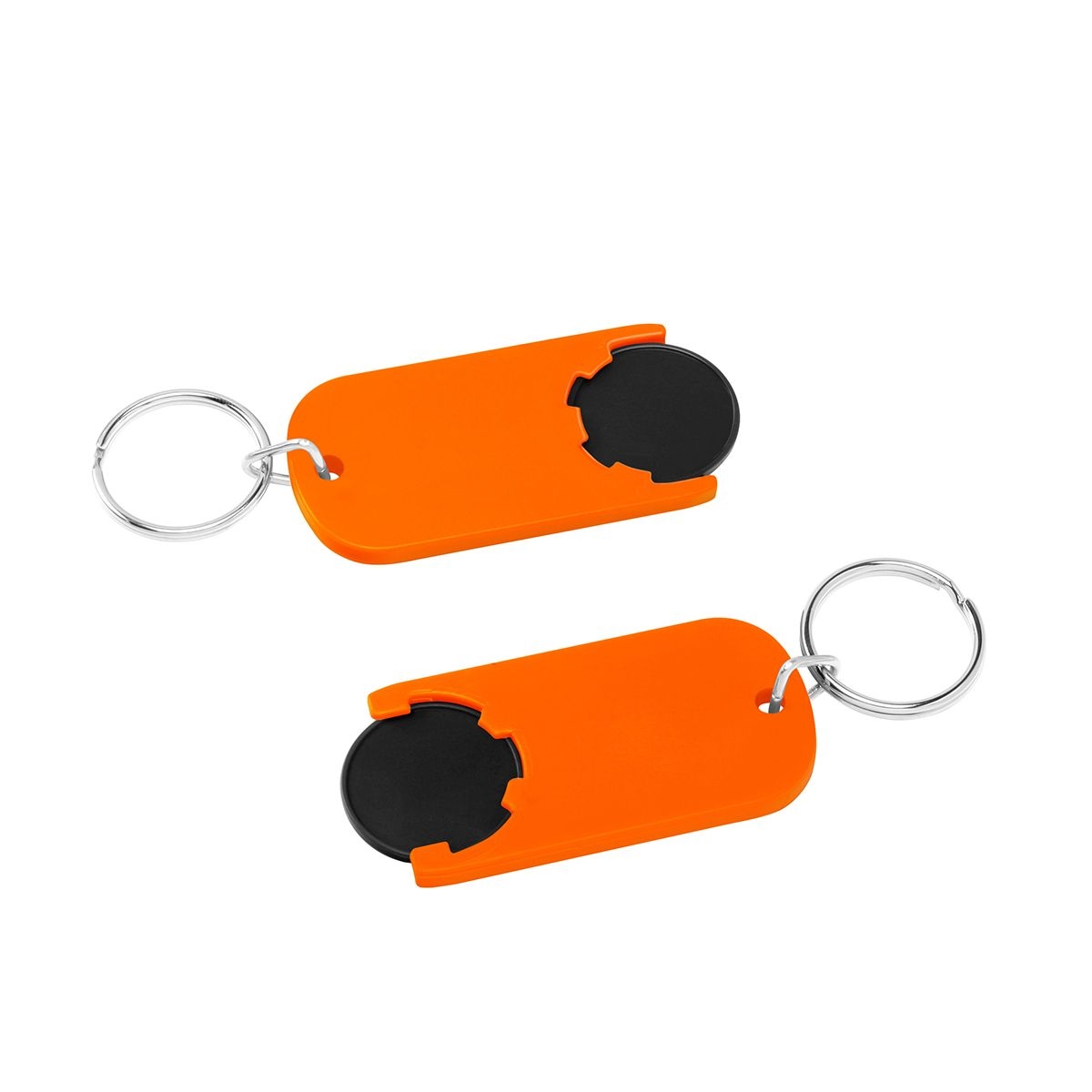 HE7439R-6-5Chiphalter mit 1€-Chip _Alpha_ schwarz_ orange