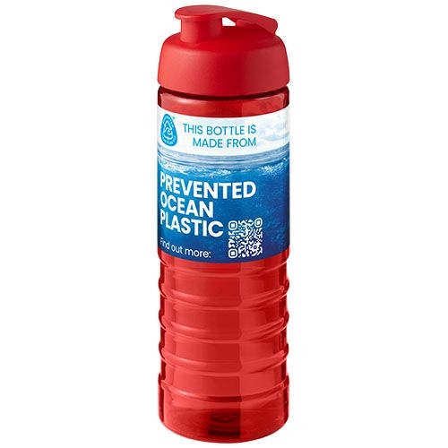 PF210479-11H2O Active® Eco Treble 750 ml Sportflasche mit Stuelpdeckel_ rot_rot