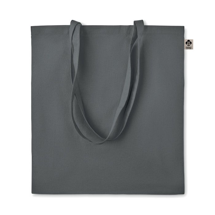 MO6189-15Zimde Colour Organic-Cotton Einkaufstasche_ steingrau