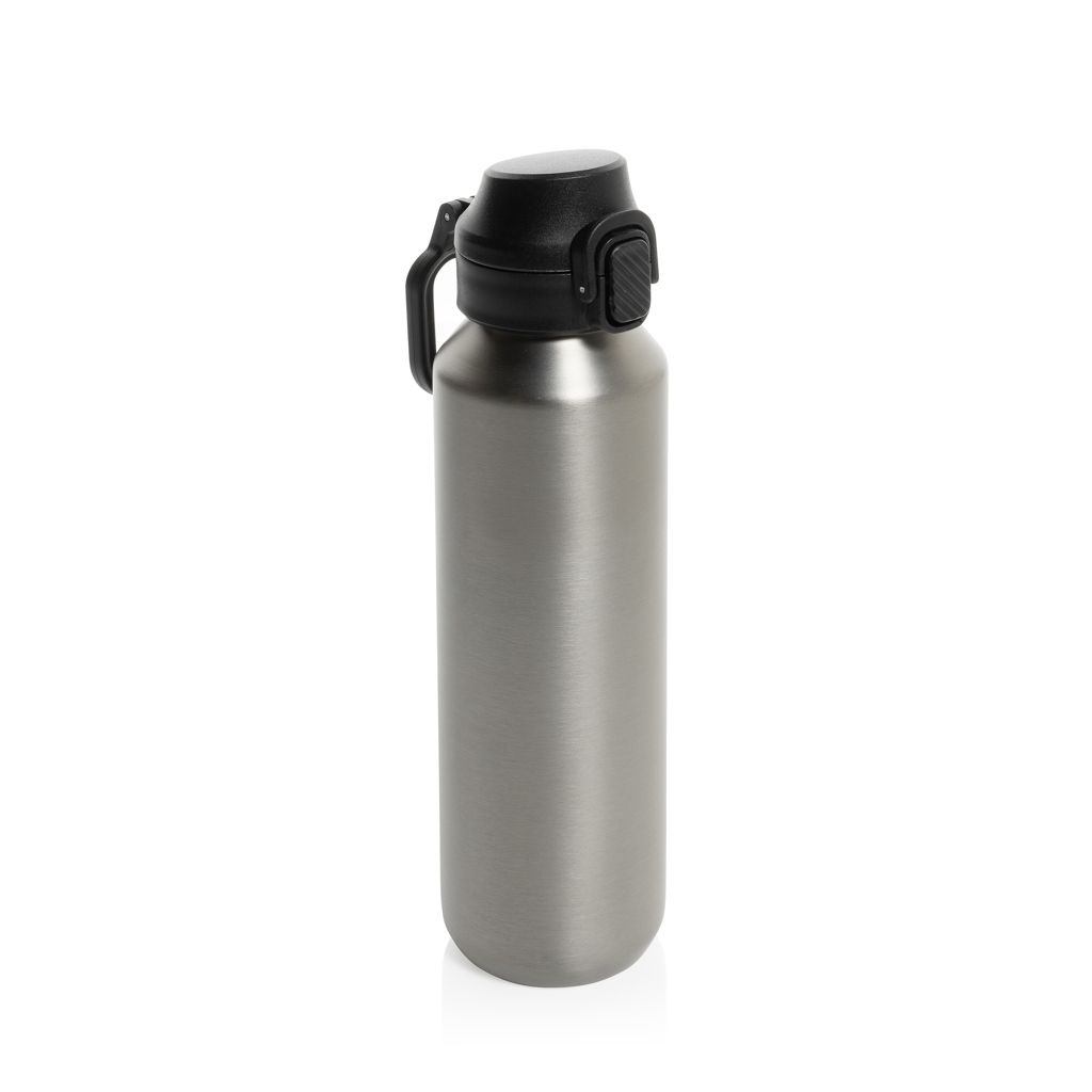 XDP437.50-02Via RCS Re-Steel Sportflasche mit Verschluss_ 600ml_ silber