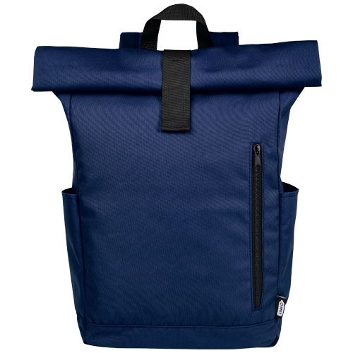 PF120659-3Byron 15_6_ GRS RPET Roll-Top Rucksack 18 L_ navy