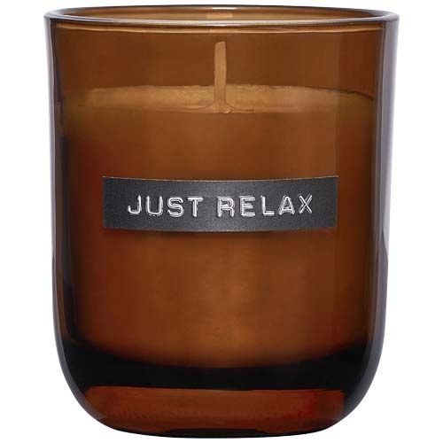 PF126406-2Wellmark Discovery 250 ml Handseifenspender und 150 g Duftkerze im Set_ Maroon rot