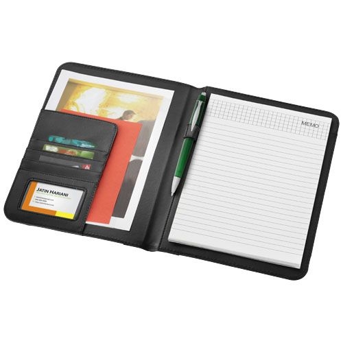 PF119985-3Ebony A4 Schreibmappe_ schwarz