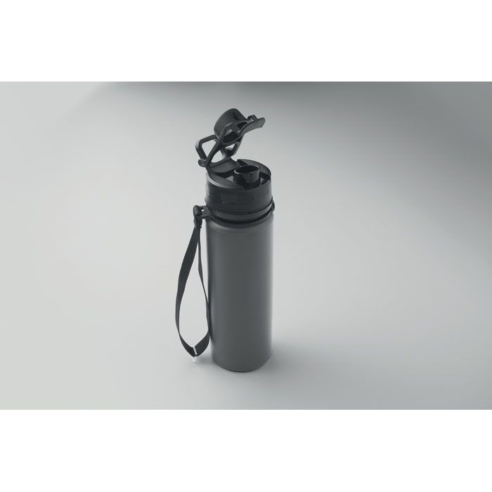 MO2944-15Lett Faltbare Sportflasche Silikon_ steingrau