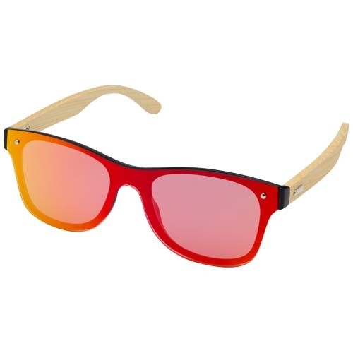 PF127050-1Tan Sonnenbrille mit Bambusbuegeln_ gelb