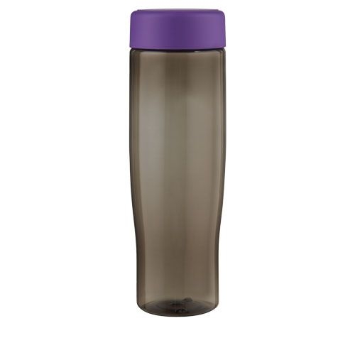 PF210450-5H2O Active® Eco Tempo 700 ml Wasserflasche mit Drehdeckel_ lila_kohle