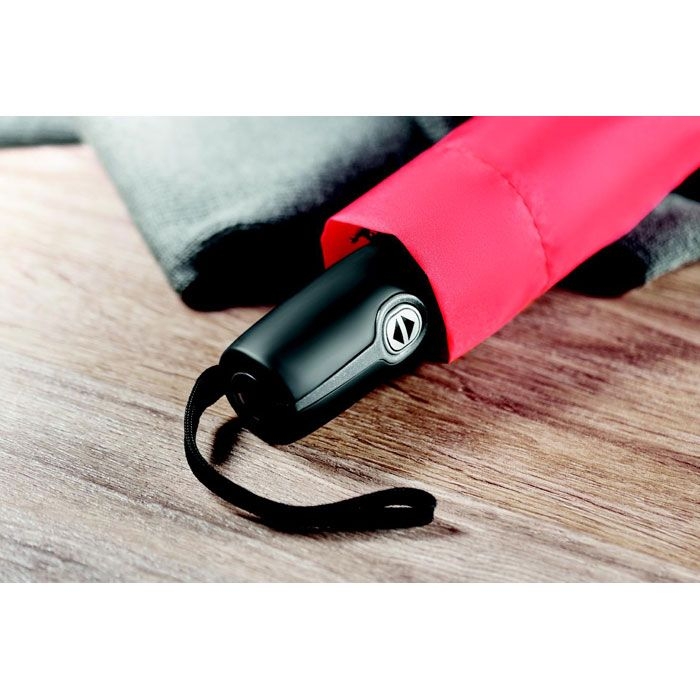 MO8780-05Gentlemen Windbestaendiger Regenschirm 21”_ rot