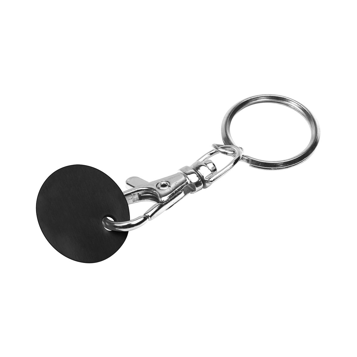 HE7974-S-6Metall-Karabinerhaken _Omega_ silber_ schwarz