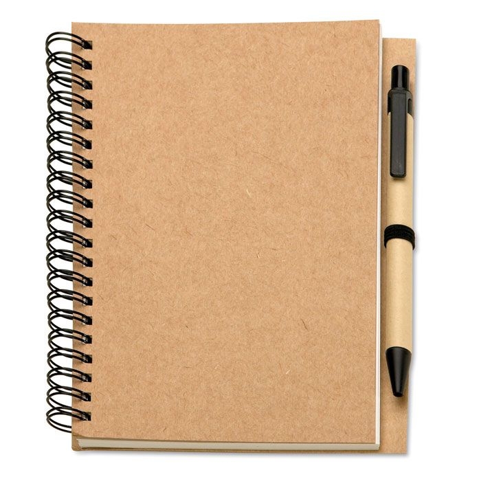 KC7012-13Bloquero B6 Recyceltes Notizbuch 70 Seiten_ beige
