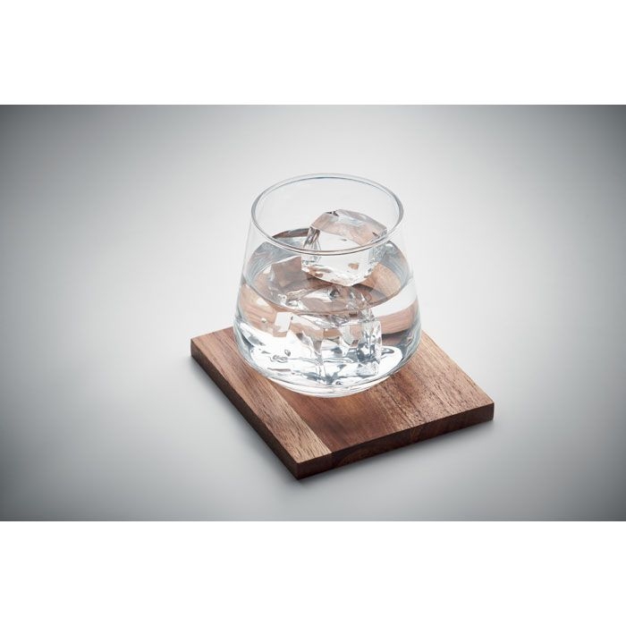 MO2661-22Drinks Glas mit Untersetzer_ transparent