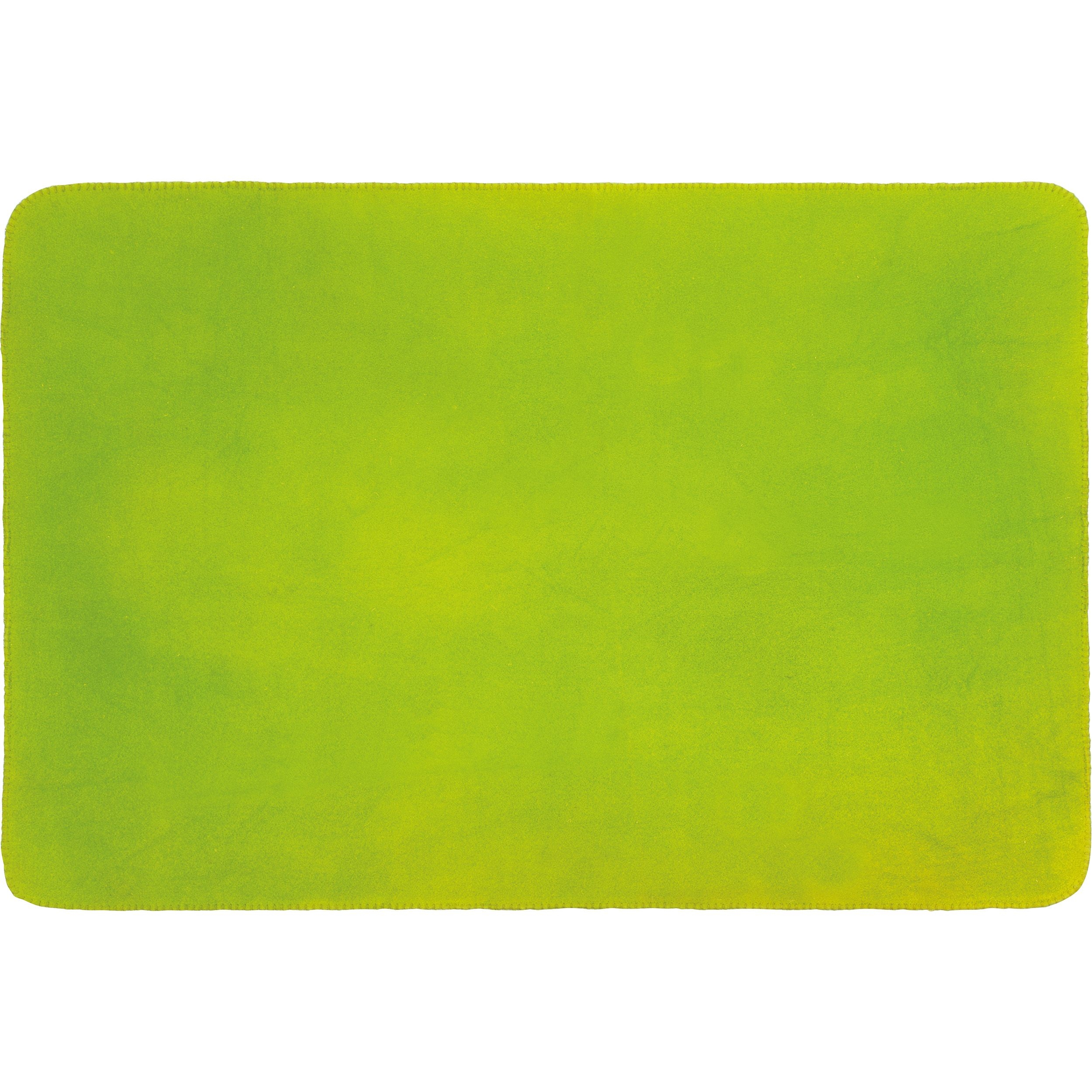 MA66902-29Fleecedecke mit Tragebanderole GIANFRANCO_ apfelgruen