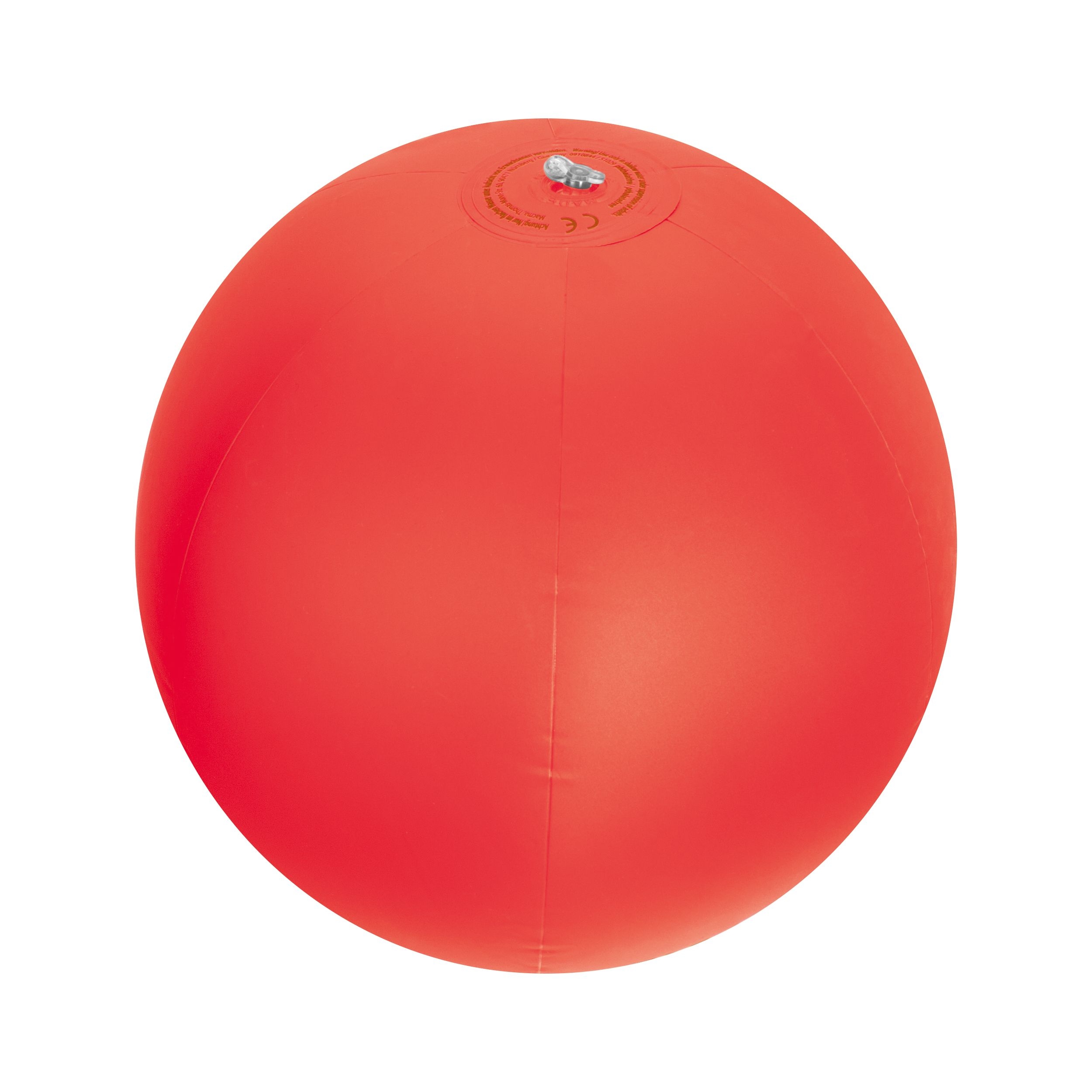 MA51029-05Strandball aus PVC mit einer Segmentlaenge von 40 cm BERNARDO_ rot