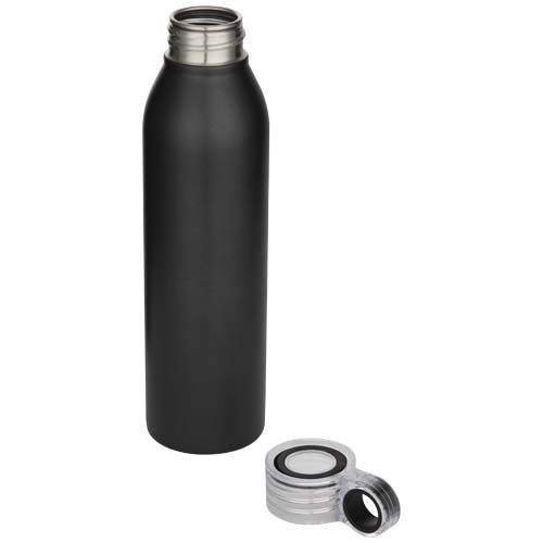 PF100869-3Grom 650 ml RCS-zertifizierte Trinkflasche aus recyceltem Edelstahl_ schwarz