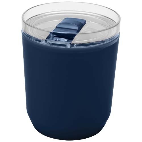 PF100852-4Hudson 180 ml doppelwandiger Becher aus recyceltem Kunststoff _ navy