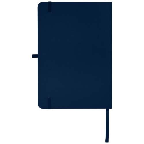 PF106013-5Teak A5 Hardcover Notizbuch_ liniert_ aus recyceltem Material_ navy