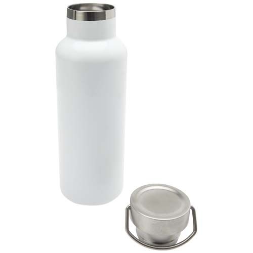 PF100819-1Thor 500 ml RCS-zertifizierte Trinkflasche aus Edelstahl_ weiss