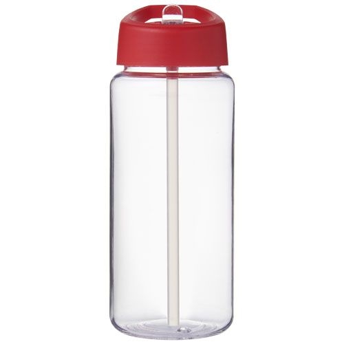 PF210446-11H2O Active® Octave Tritan™ 600 ml Sportflasche mit Ausgussdeckel_ transparent klar_rot