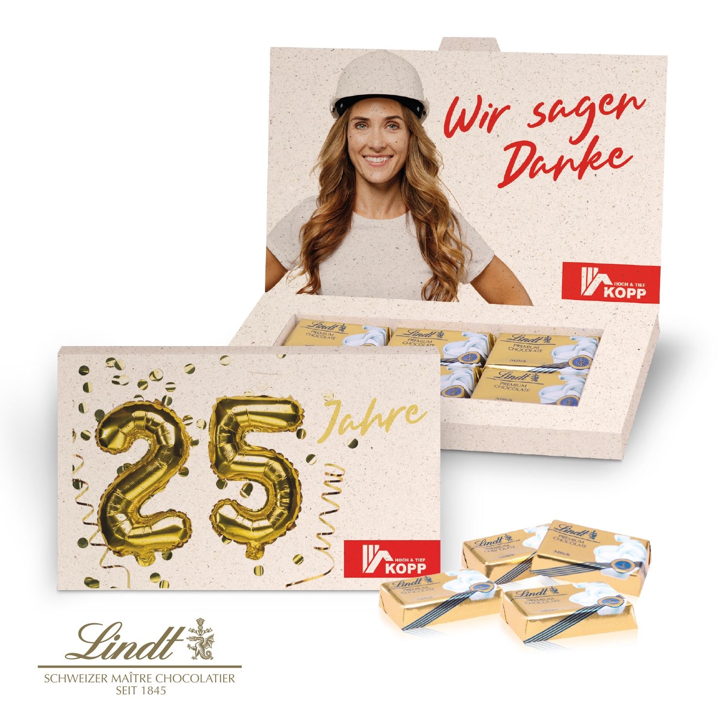 CD91224-01Praesentbox Business mit Lindt Schokotaefelchen_ Lindt Schokotaefelchen