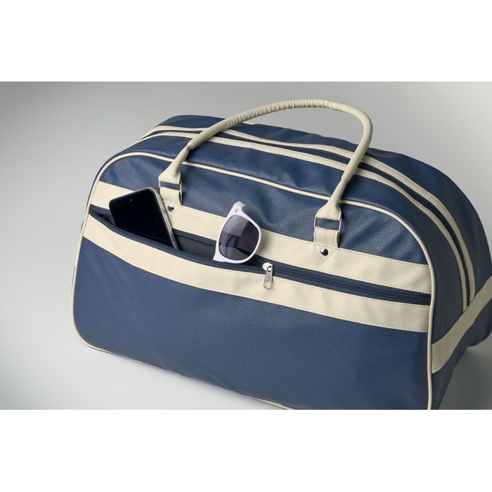 MO2987-04Nostalgic Sporttasche PU_ blau