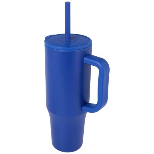 PF100867-4Brady 900 ml RCS-zertifizierter Isolierbecher mit Silikon Trinkhalm_ royalblau