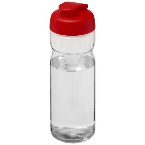 PF210097-28H2O Active® Eco Base 650 ml Sportflasche mit Klappdeckel_ transparent_rot
