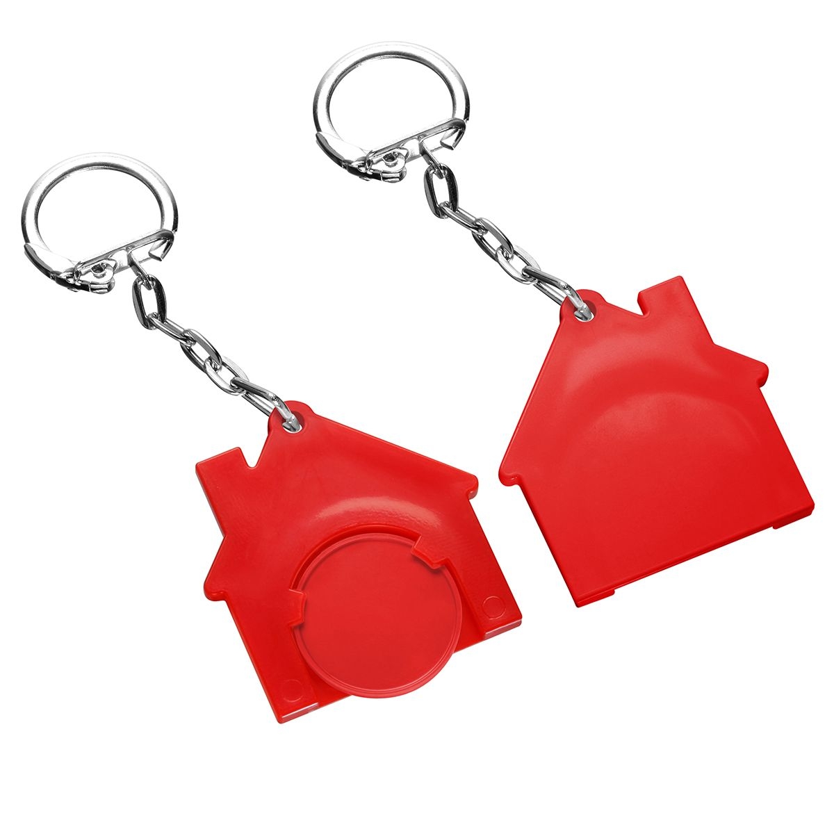 HE7516K-1-1Chiphalter mit 1€-Chip _Haus_ rot_ rot