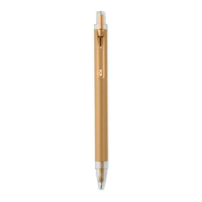 MO3185-97Nosta Druckkugelschreiber recy. Alu_ matt golden