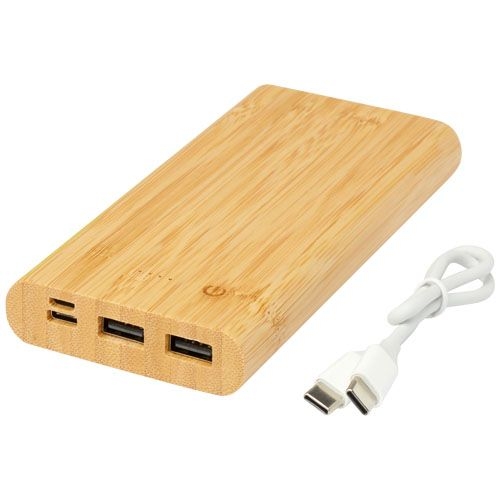 PF124323-1Tulda 10.000 mAh Powerbank aus Bambus_ natur