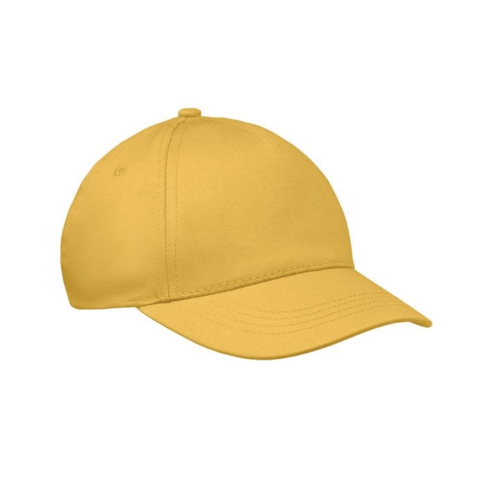 MO2346-08Buzz Kids 5-Panel-Baseball-Cap Kinder_ gelb