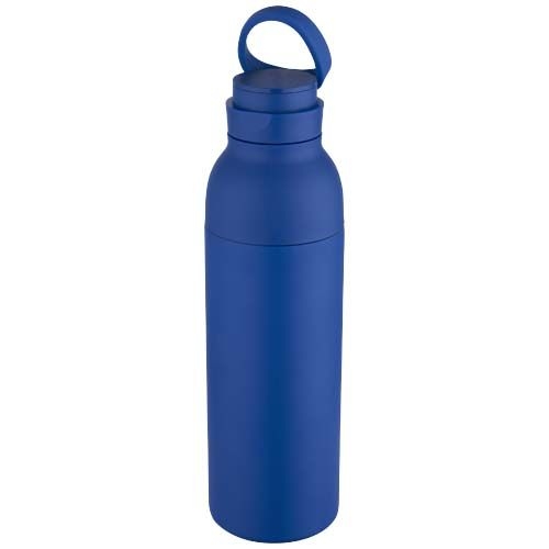 PF100838-3Illuminate 650 ml RCS doppelwandige Isolierflasche aus recyceltem Edelstahl_ royalblau