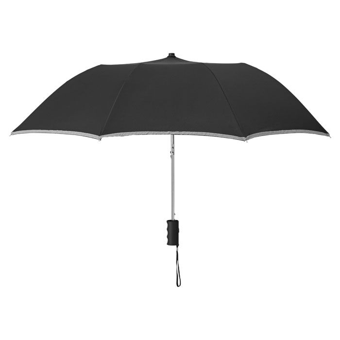 MO8584-03Neon Regenschirm 53cm_ schwarz